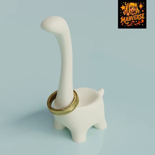 Suporte para Anéis Ringosaurus Moderno (MATERIAL DE PLÁSTICO)