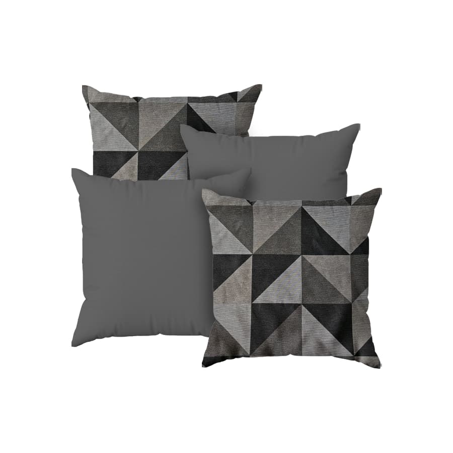 kit Capas de Almofadas C/ Zíper Decoração Sofá Varanda 45x45