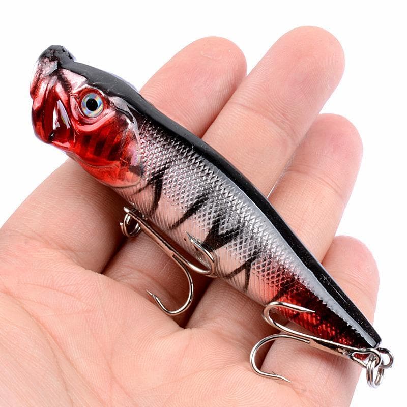 Isca artificial Popper importada superfície para pesca esportiva  9cm 12g tucunaré dourado traíra rio mar lago