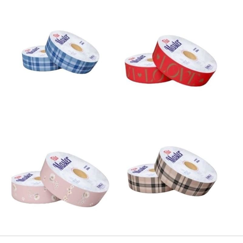 100 metros de fitas plasticas estampadas natal 32x100