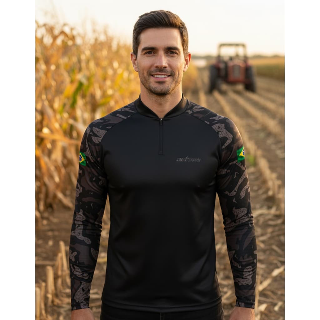 Camisa Agro Blusa Agro Tecido Térmico Proteção Solar Uv50+ Premium