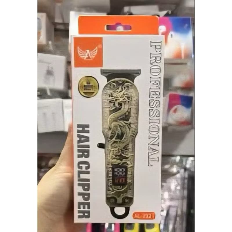 Máquina Aparador de Pêlo Cabelo Barba Profissional Com Display Digital DRAGÃO