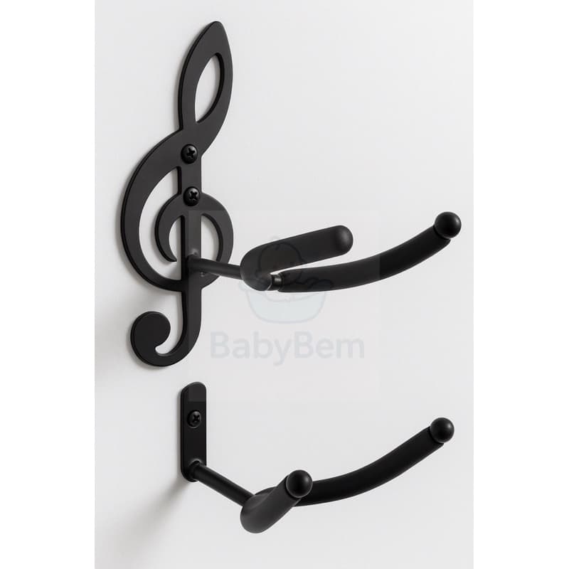 Suporte Clave de Sol De Parede Para Violão Guitarra Musical 1 UNIDADE