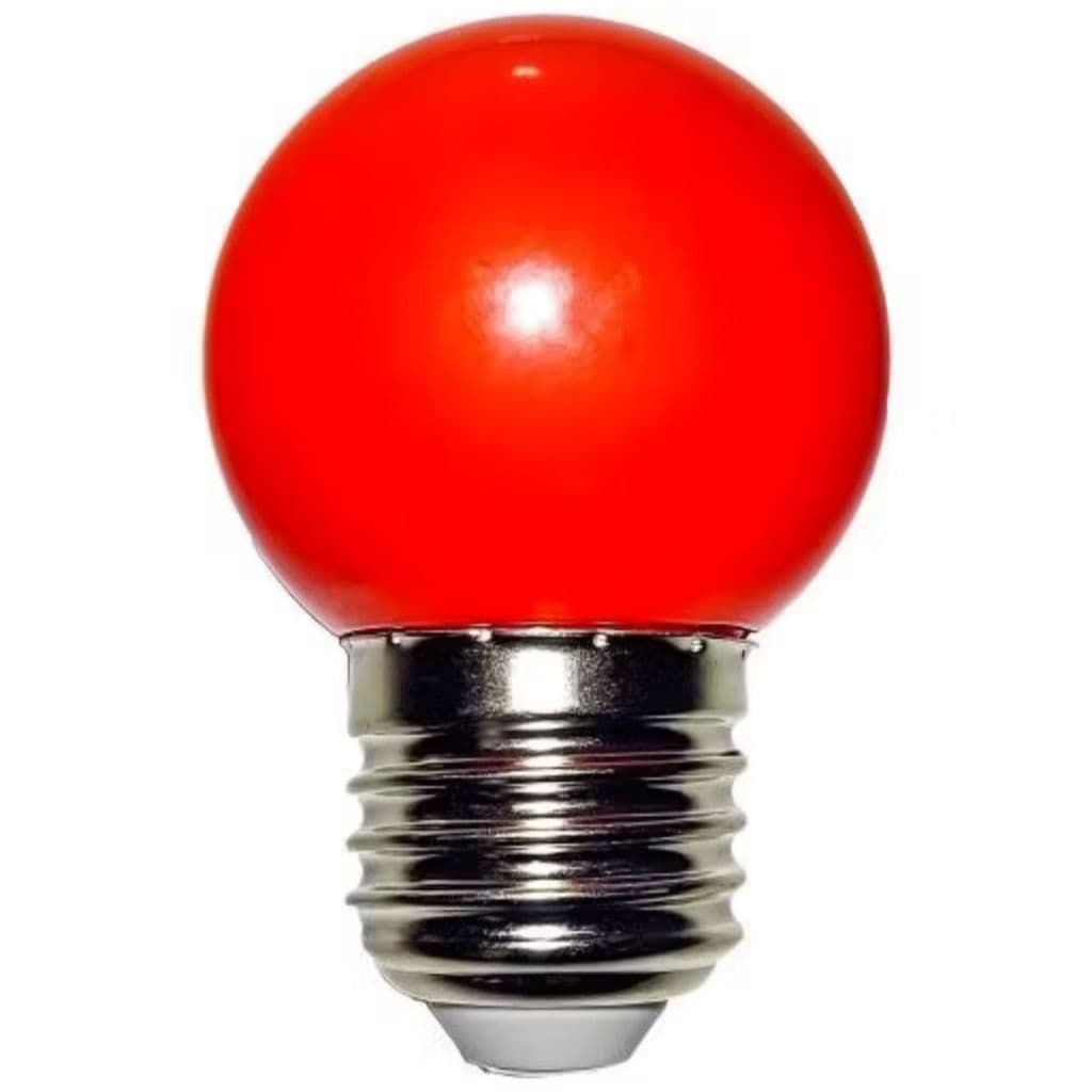 Lâmpada Bolinha Led 1W VERMELHA