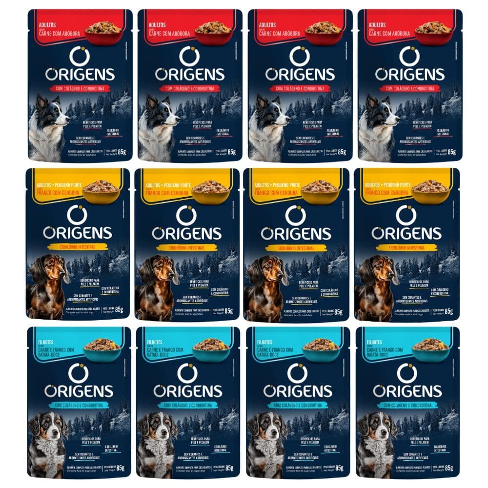 Kit 40/10 Sache Origens Cão