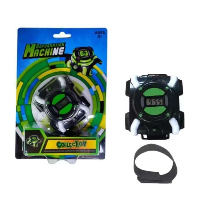 Relógio digital infantil Ben 10 Omnitrix com som e horas.