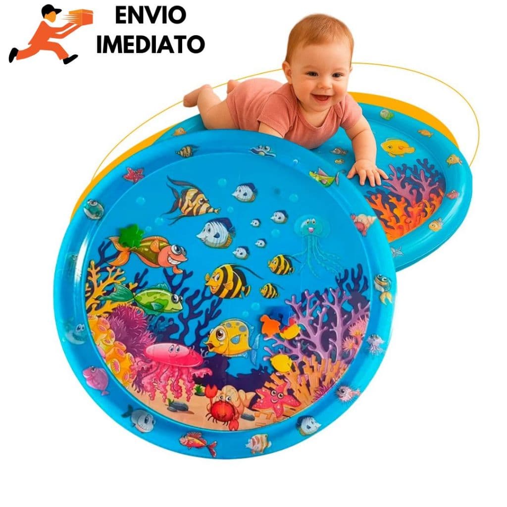 Tapete Infantil Bebê Inflável Água Atividades Sensorial Almofada Menino e Menina kit com 15 unidades