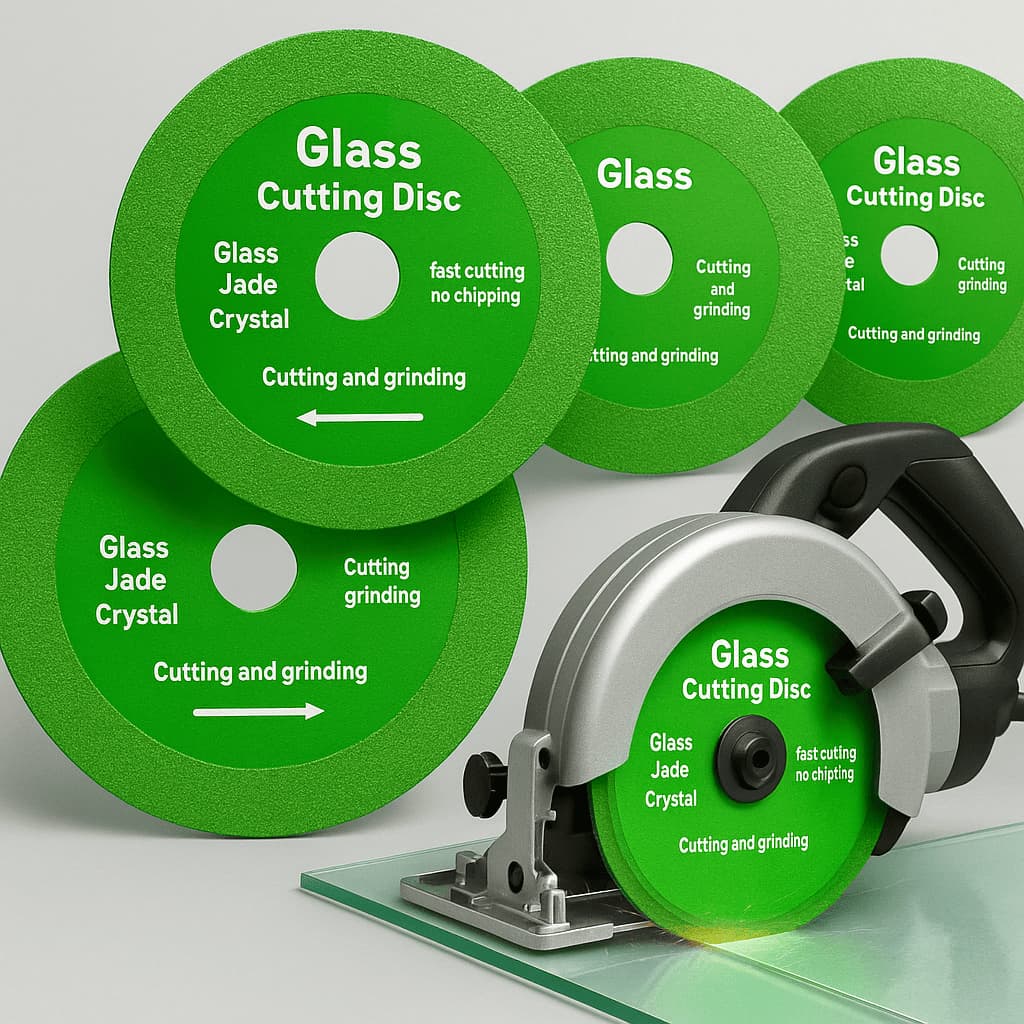 Disco Diamantado 100mm 1mm para Corte Preciso em Vidro Cristal  Azulejo e Cerâmica
