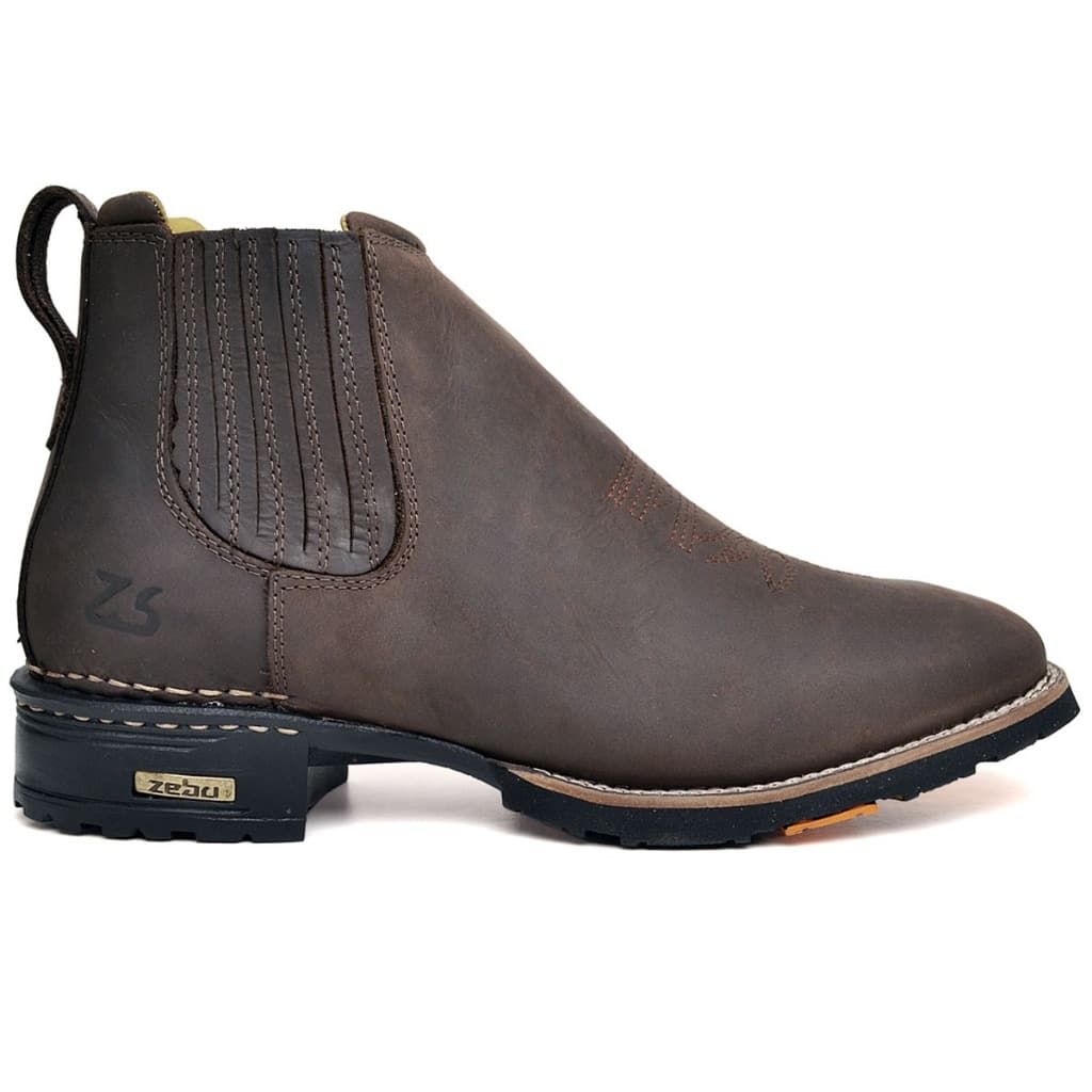 Tênis Botina Zebu Graxo 57020 Original – Couro Confortável e Durável