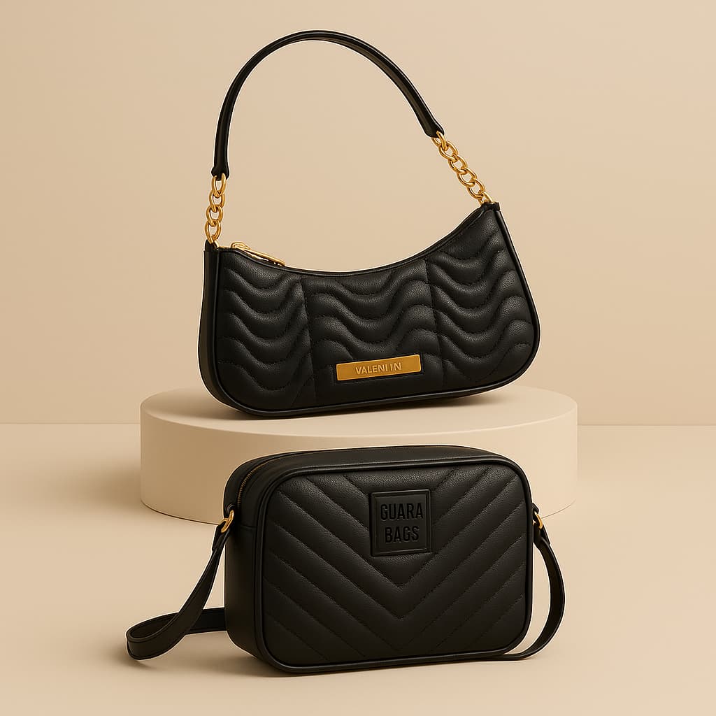 Kit Bolsas Femininas Casuais Berlim+Copacabana Moderna Elegante- Promoção Envio