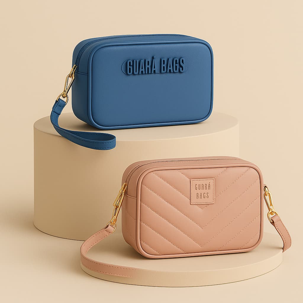 Kit Bolsas Femininas Casuais Berlim+Lisa de Ombro Dia a Dia Estilosa - Promoção Envio
