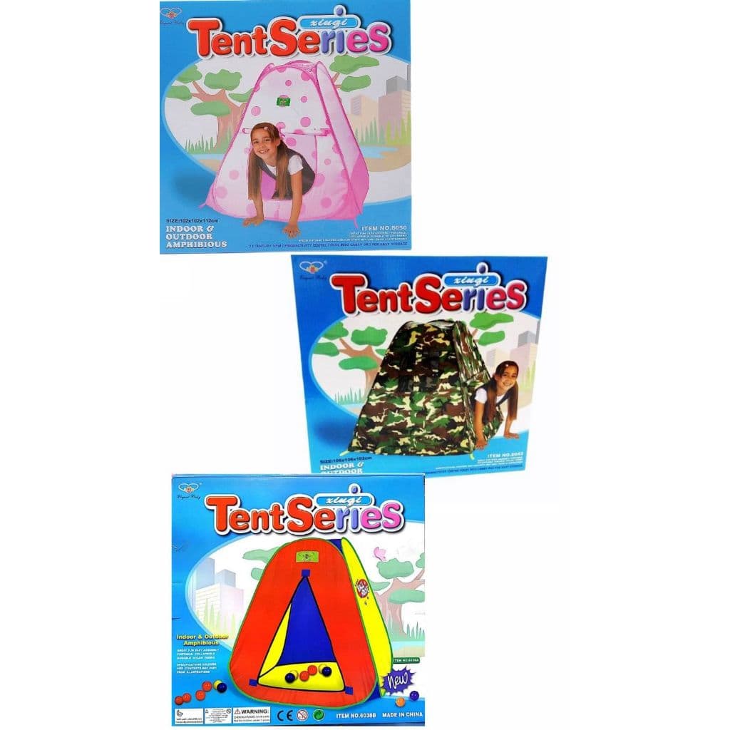 Barraca Infantil Tent Series Brinquedo Educativo Portátil Barraca rosa, camuflada, colorida
