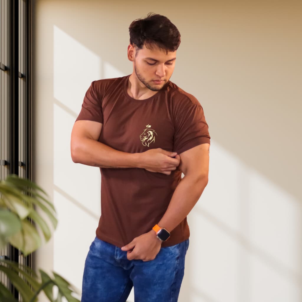 Camiseta Masculina Blusa Estampada 100% Algodão Casual Promoção