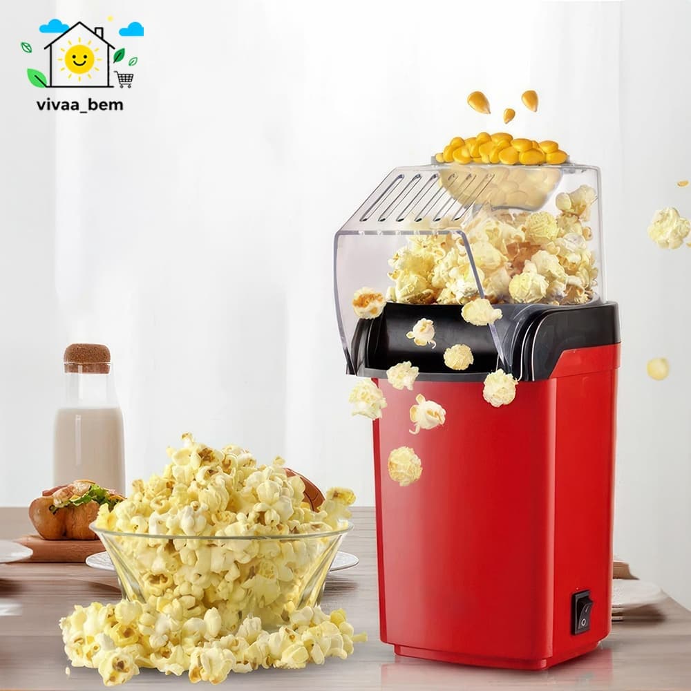 Electric Popcorn Maker Oil-Free Popcorn Making Machine Popcorn Maker 110v Compact Fast Immediate Shipping