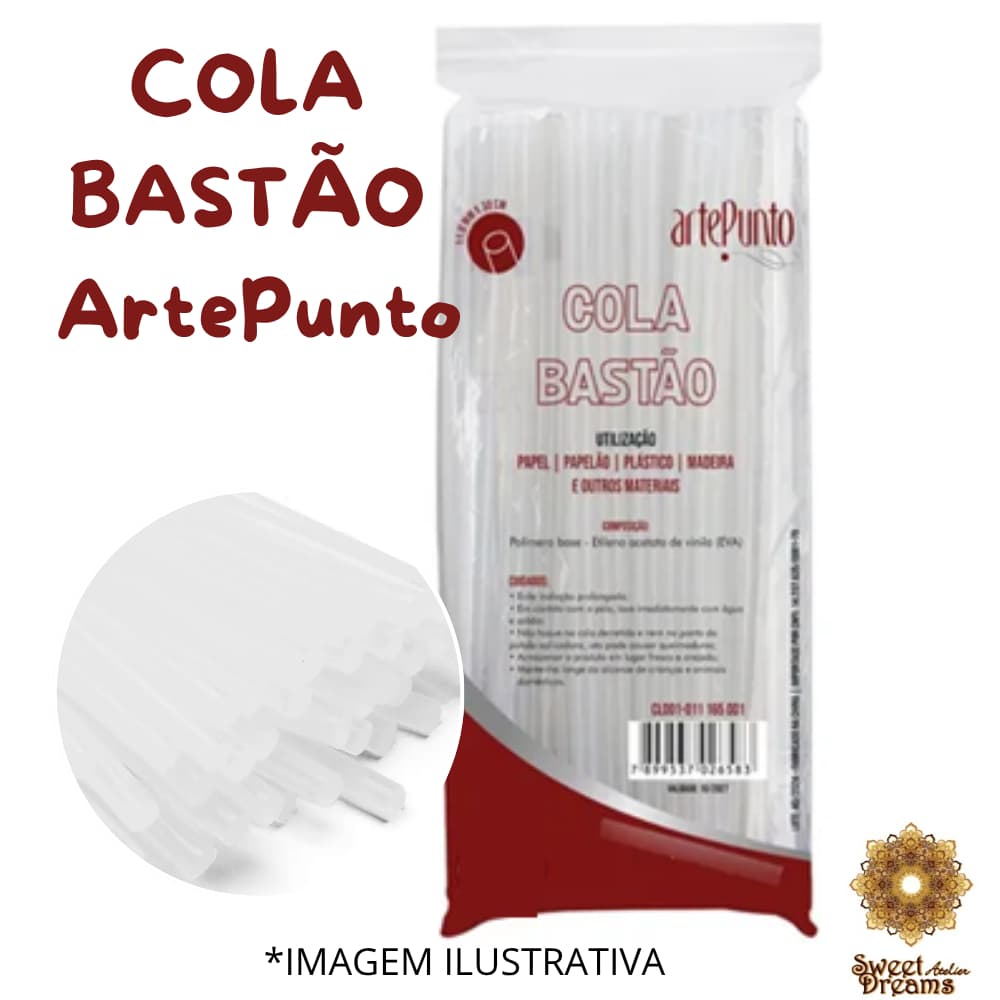 Cola Quente Bastão Arte Punto com 10 Unidades