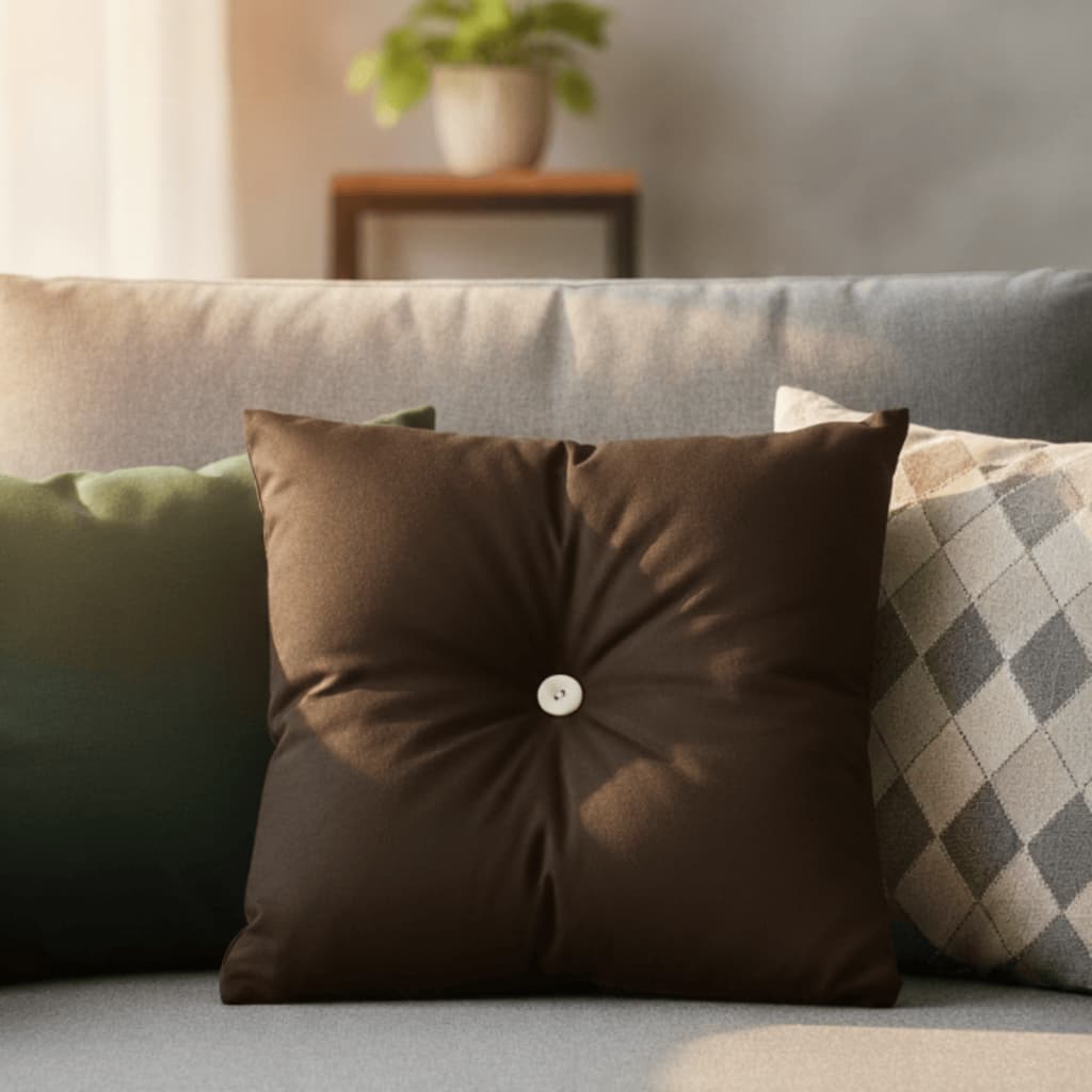 Almofada Avulsa de Sofá Com Enchimento 45x45cm Decorativa Para Quarto Sala