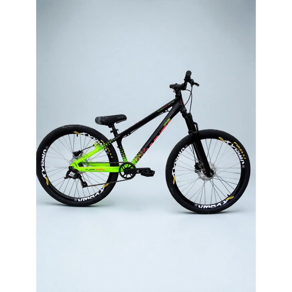 Viking Tuff X-44 Preto Verde Single Freio Hidraulico Gta Flame Grau