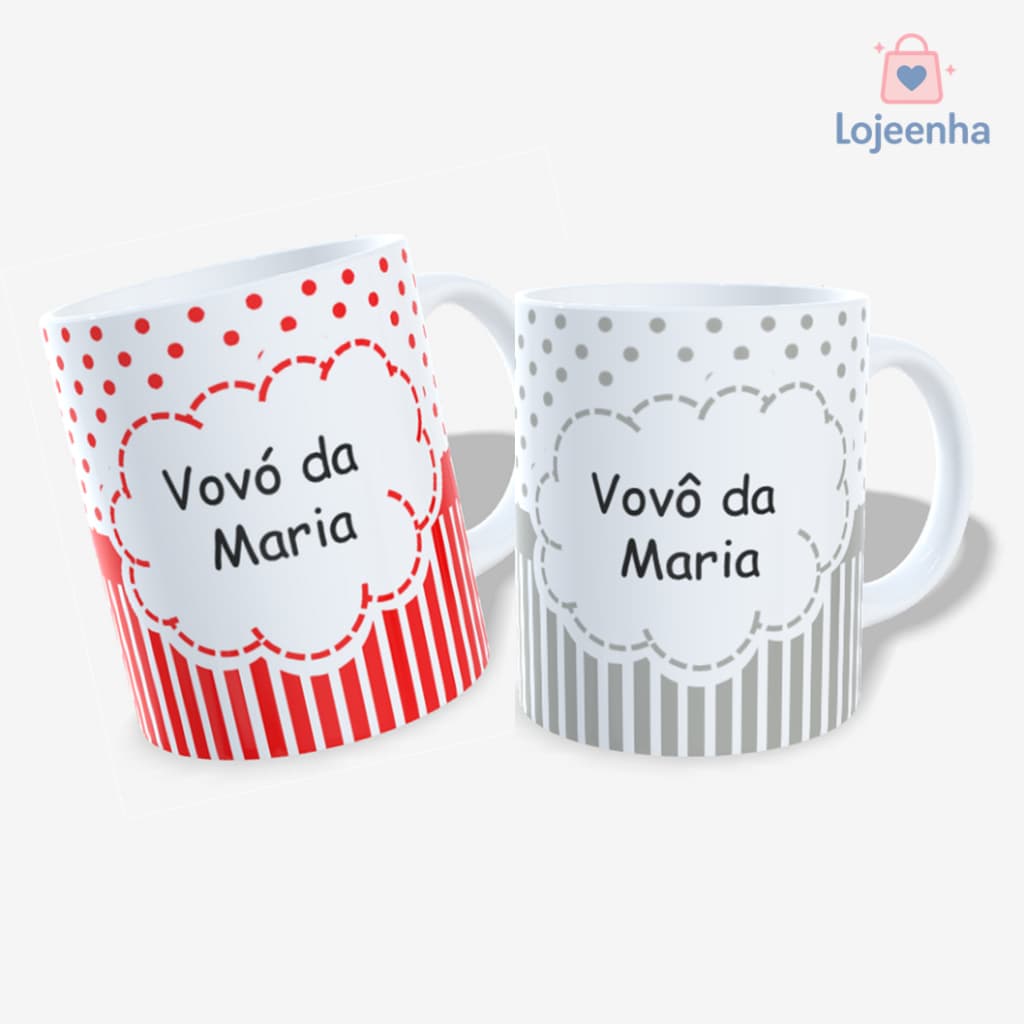 Caneca Para Avós - Presente para avós - Avô - Avó - Lembrança para avós - Dia dos avós - Vovô - Vovó - Presente Avós