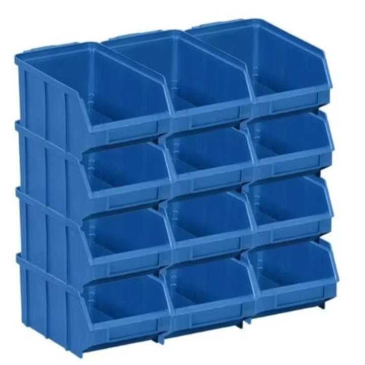 Kit com 10 caixas Gaveta  Organizadoras de Parafusos