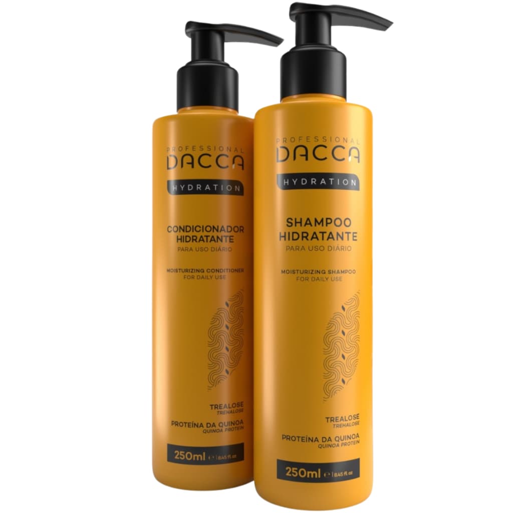 Dacca Kit Shampoo E Condicionador Hidratante Profissional De Salão Produtos de Cabelo