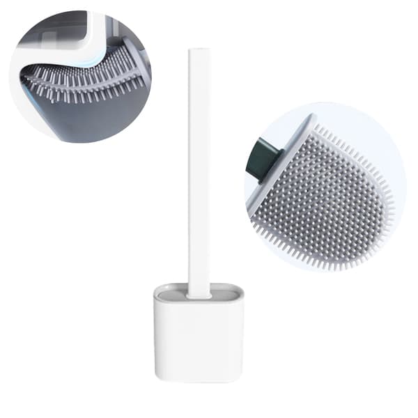 Escova Sanitária de silicone Vaso Banheiro Limpeza