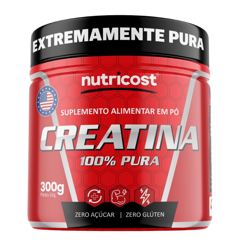 Creatina Nutricost 100% Pura 300g - A creatina de EXTREMA qualidade