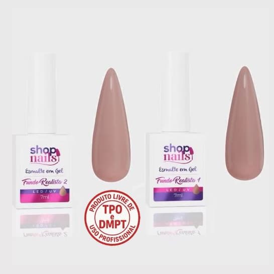 Esmalte Gel Fundo Realista Shopnails Nail Designer