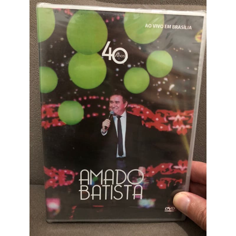 DVD Amado Batista - 40 Anos Ao Vivo em Brasília (Lacrado)