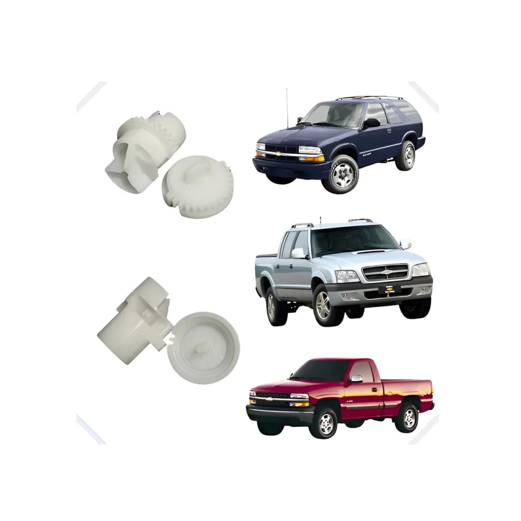 Kit Cilindro Engrenagem Trava De Direção Gm Silverado S10 Blazer