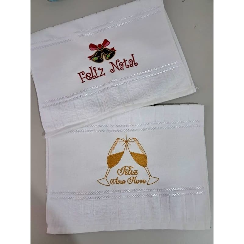 Kit toalha de Natal e Ano Novo,toalhas de mão toalha lavabo,tamanho 35 cm por 45 cm Dolher