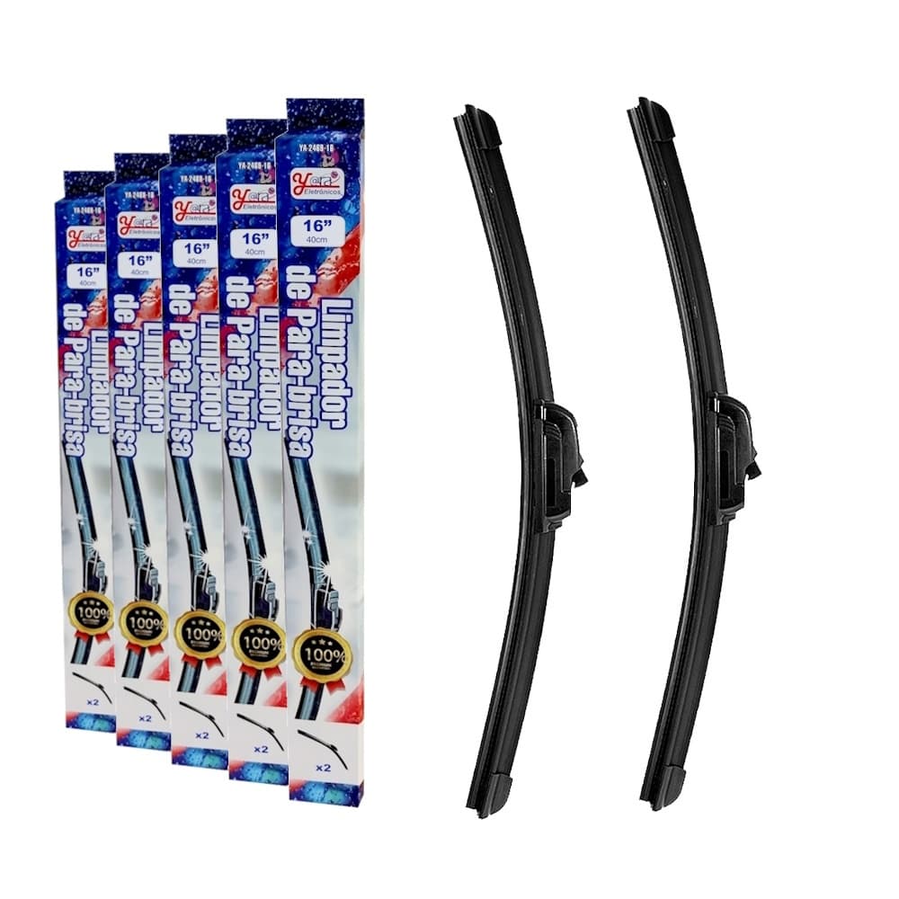 Kit Palhetas Limpador Do Para-Brisa Automotivo 10 20 30 50 UND Tipo Gancho Universal Revenda Atacado