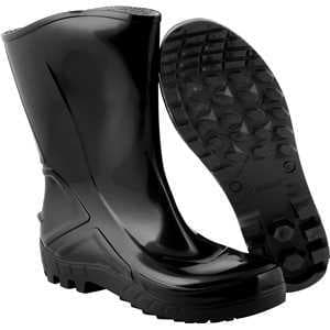 BOTA DE PVC PRETA CANO MÉDIO COM FORRO VULCATEX MARLUVAS Nº 40