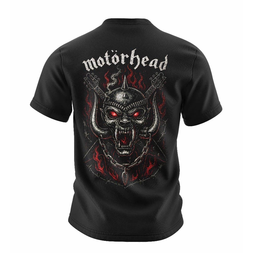 Camiseta Banda Motörhead Algodão Premium