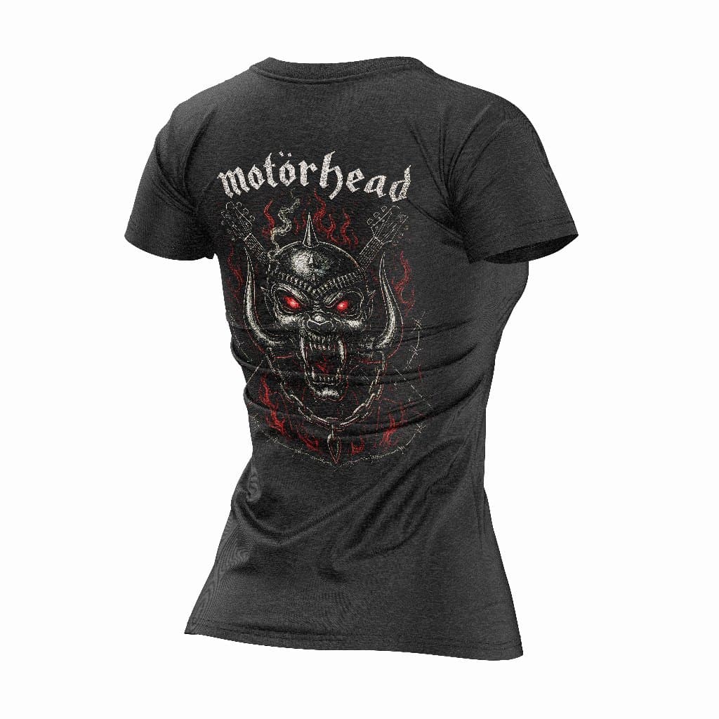 Camiseta Feminina Banda Motörhead Algodão Premium