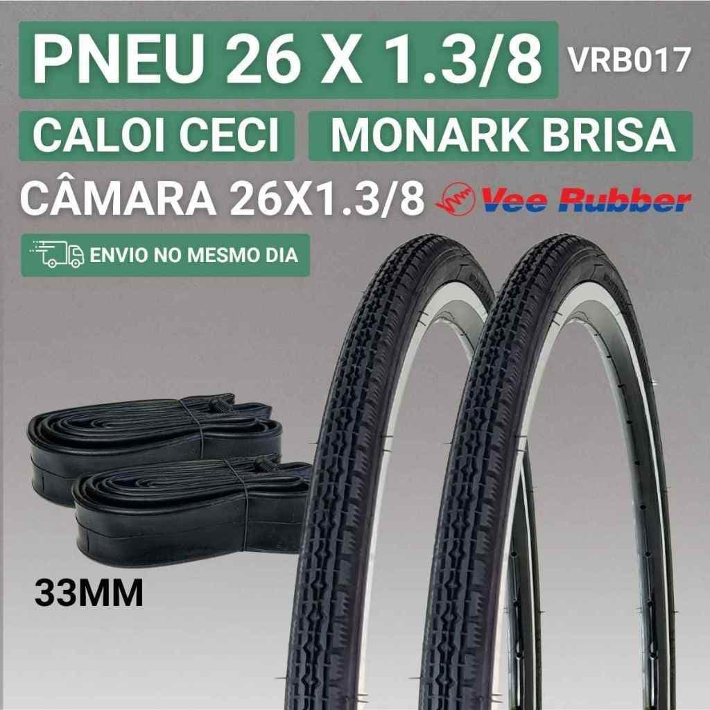 Pneu Aro 26 x 1 3/8 Pneu Aro 26 Bicicleta Caloi Ceci Pneu Monark Brisa Fino Aro 26 1.3/8