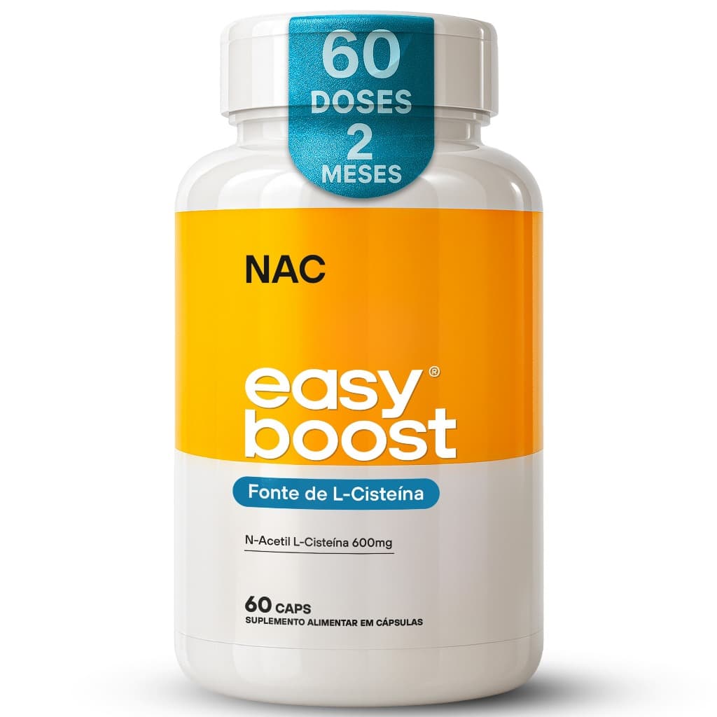 Nac Easy Boost N-acetil L-cisteína Concentrado 600mg 60 Cáps Neutro