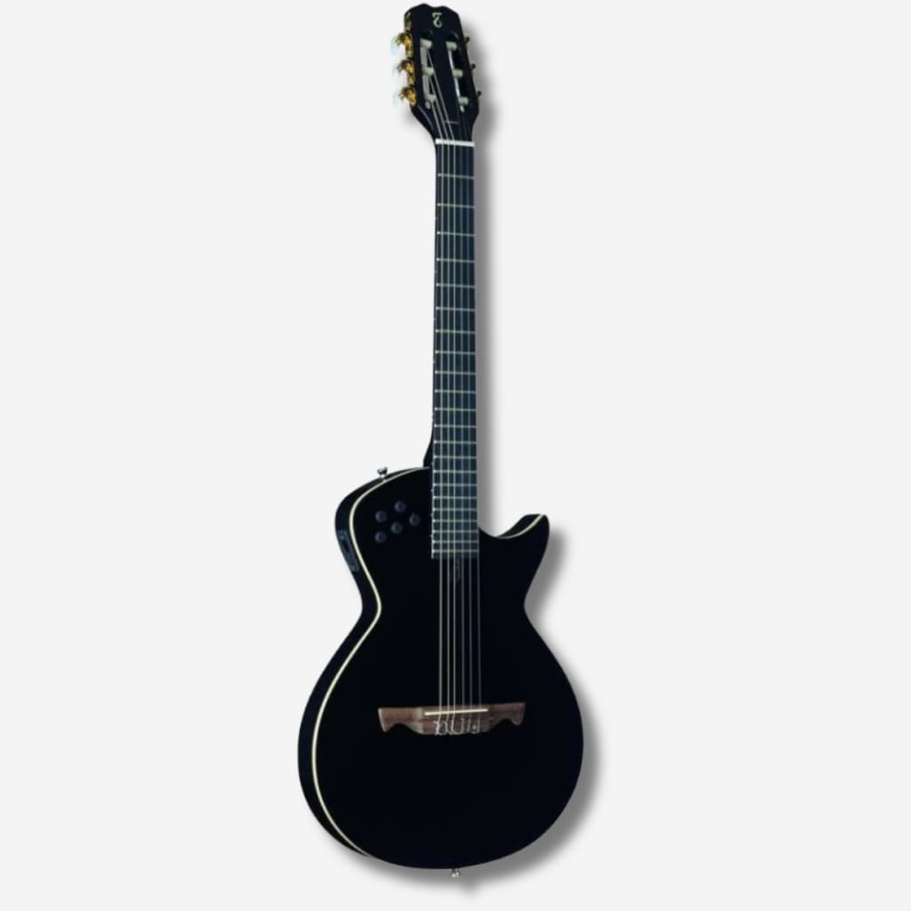 Violão Elétrico Nylon Tagima Modena BK – Corpo Sólido, Tampo Spruce, Pré-amp TEQ-10