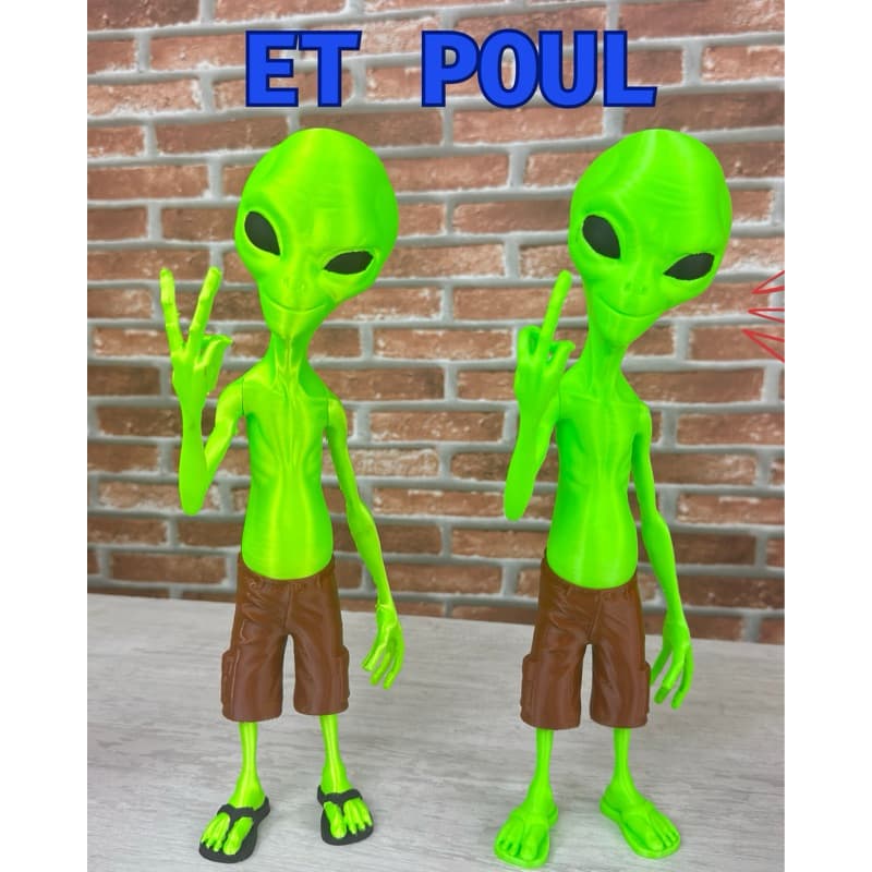 1 Et Alienígena Boneco Decoração Extraterrestre legal/