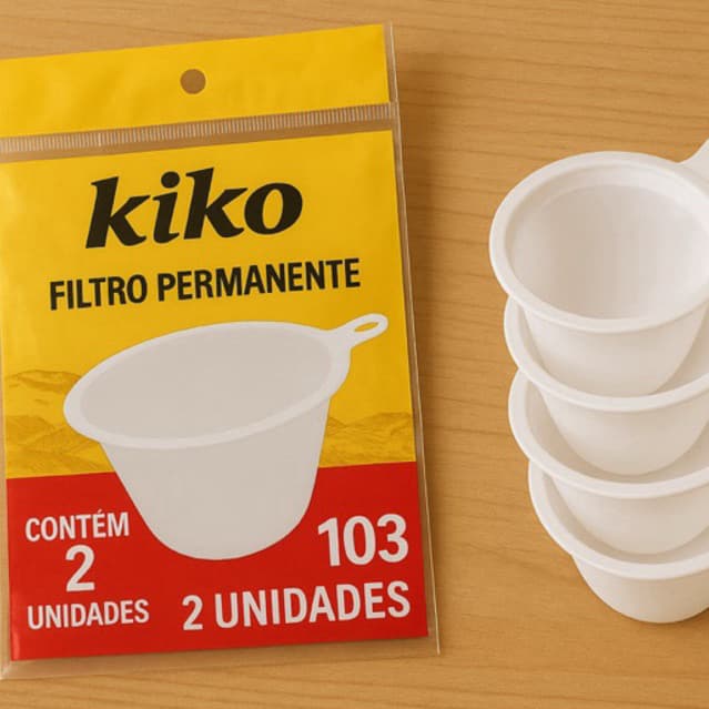 Kit 2 Filtros Reutilizáveis de Café – Sustentável, Econômico e Prático