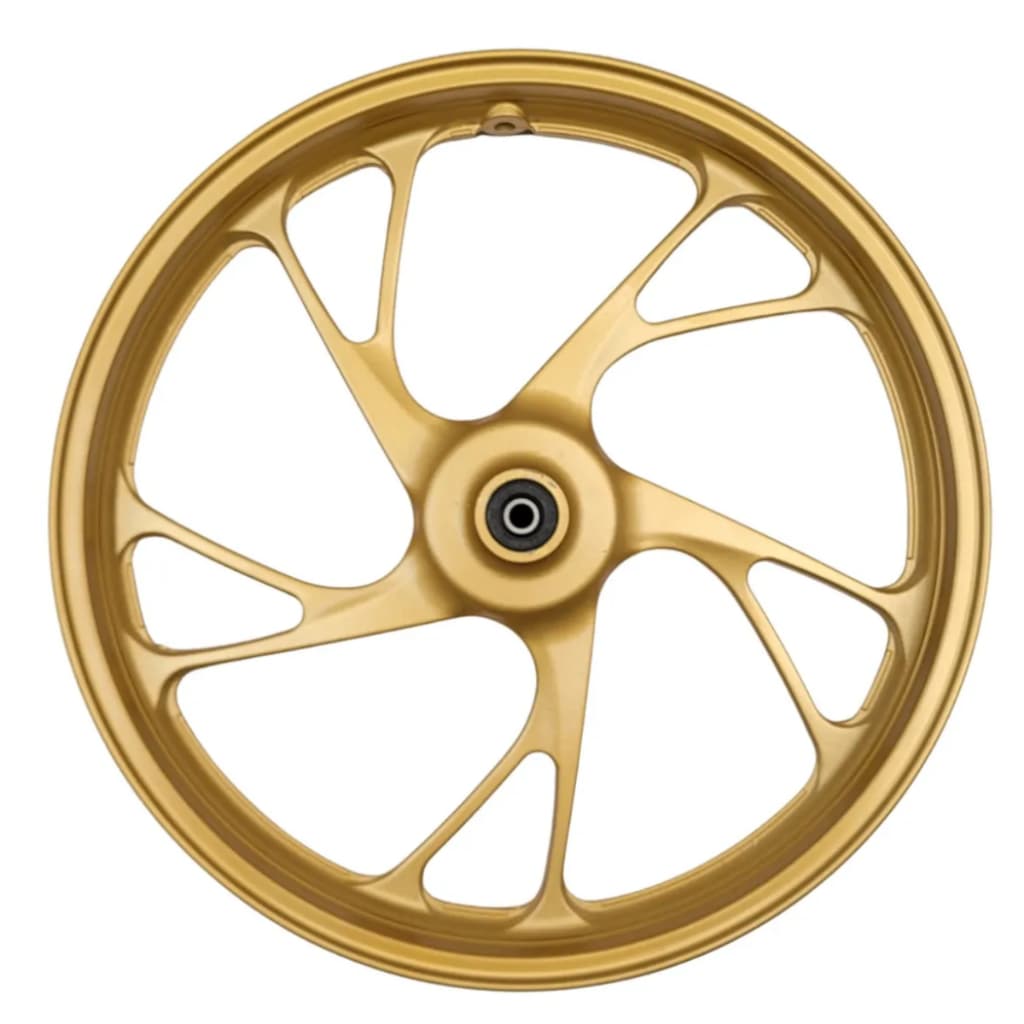 Roda Liga Leve Pé Galinha Dianteira Cg Start Titan 150 160 - Dourado