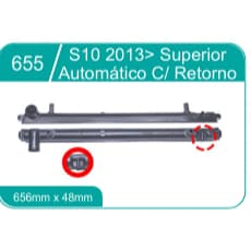 caixa radiador A S10 2013> Superior automático C/ Retorno