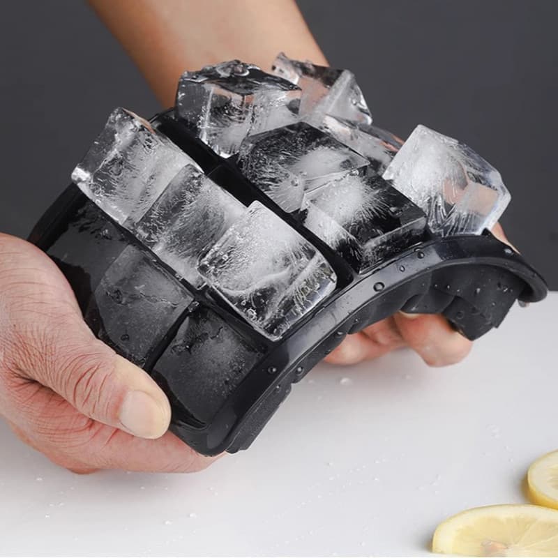 Silicone Formas de Gelo Forminha Gelão Bandeja Flexível para Cozinha e Festas