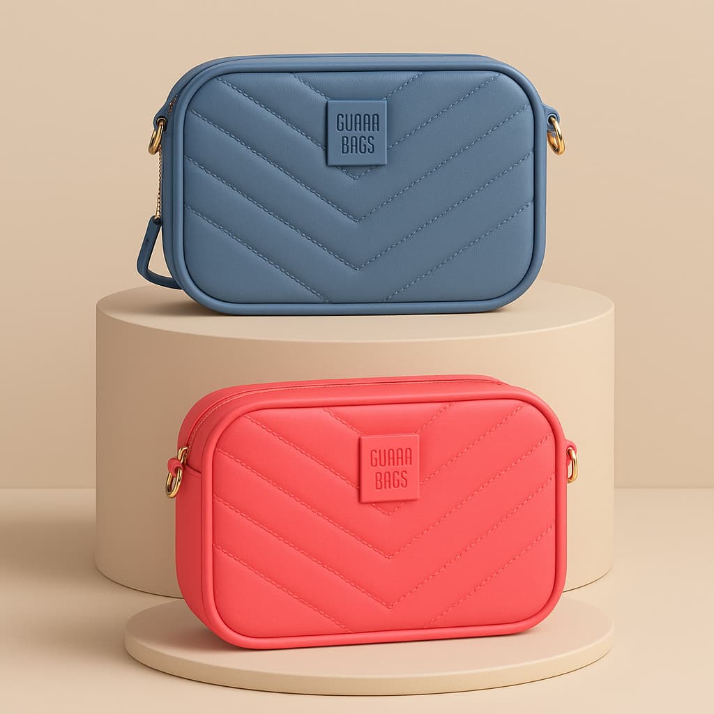Kit 2 Bolsa Feminina Casual Transversal Berlim Moderna Elegante Minimalist - Promoção Envio Imediato