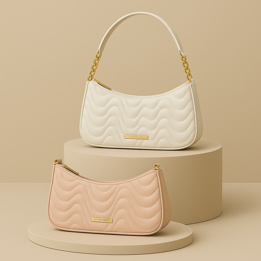 Kit 2 Bolsa Feminina Casual Modelo Copacabana Moderna Elegante - Envio Imediato