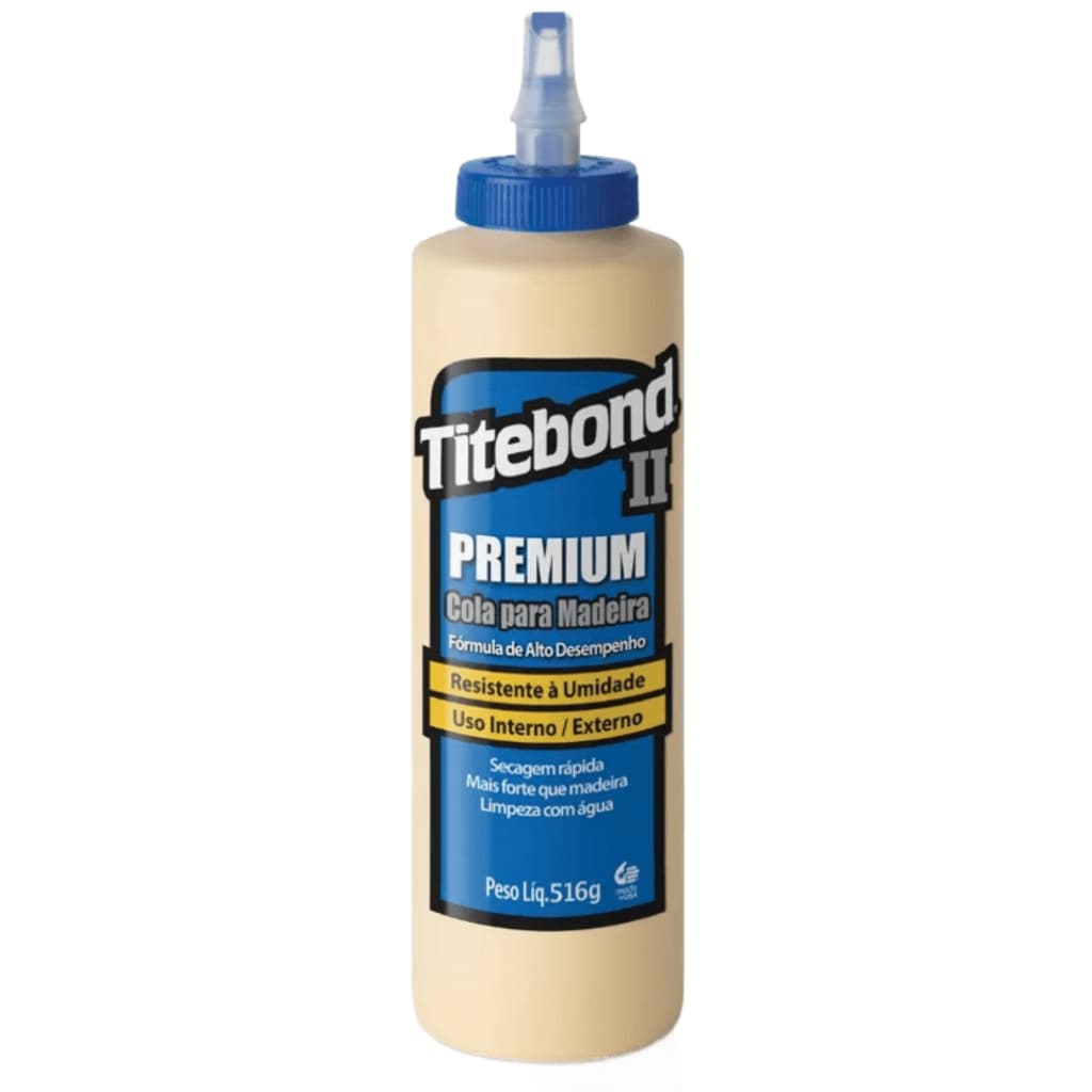 Cola Pva P/ Madeira Titebond Ii 2 Premium Wood Glue 516g