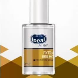 Produtos Ideal Extra Brilho para Unhas - Com Óleo de Argan - Base para Unhas