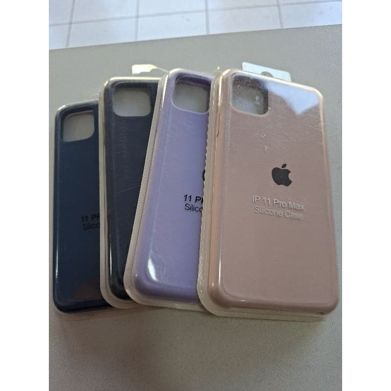 Capa iphone 11 Pro Max várias cores transparente colorida case silicone proteção câmera appl