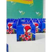10 Caixinha Personalizada Homem Aranha | Lembrancinha Infantil | Caixa Surpresa com Nome e Idade
