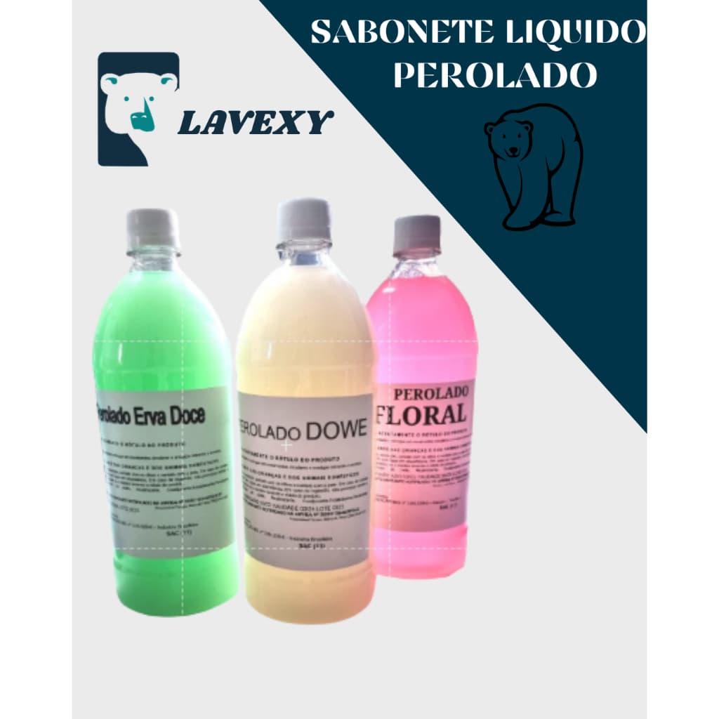 SABONETE LÍQUIDO PEROLADO 1L