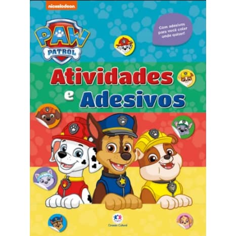 Livro Adesivos Patrulha Canina - Adesivos e atividades